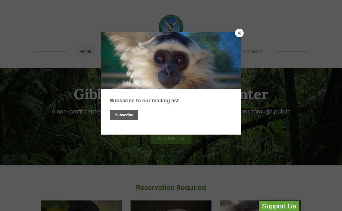 Gibbon Conservation Center​ - Home