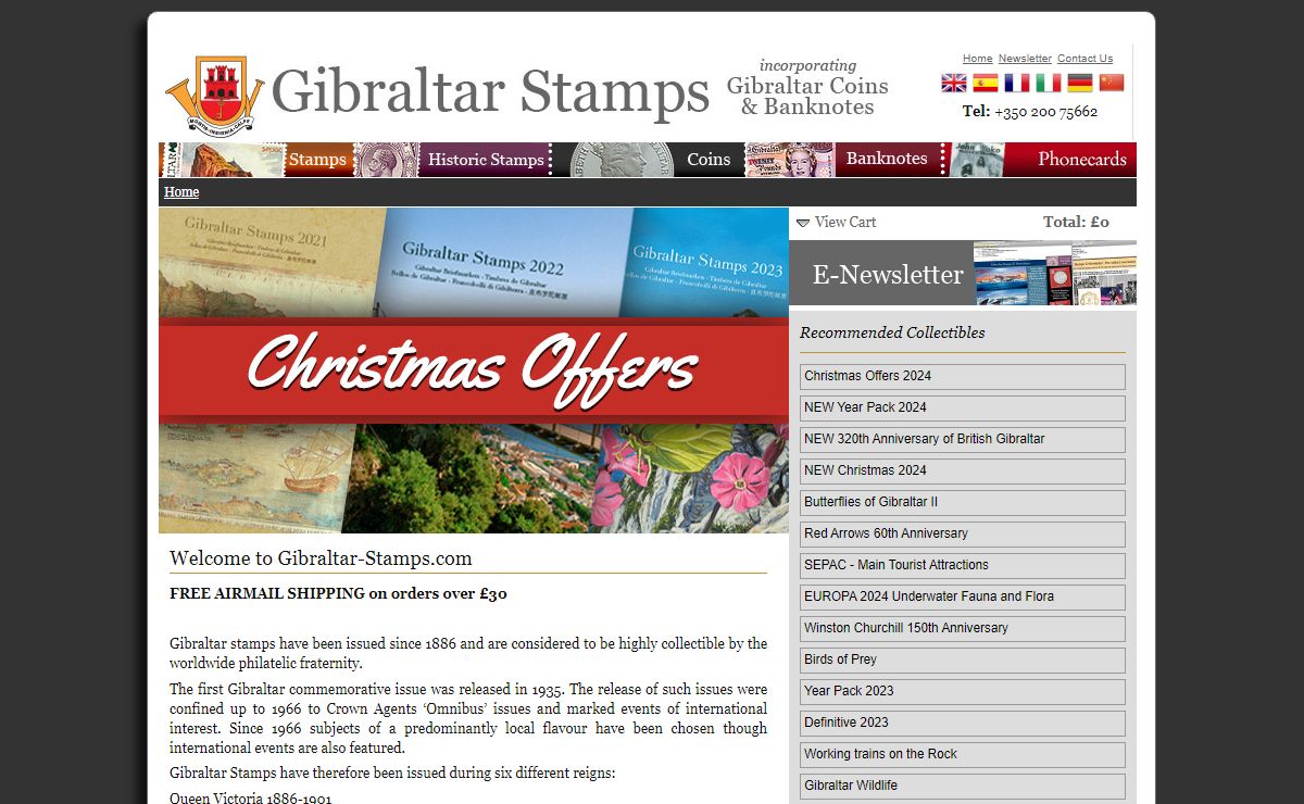 Welcome to Gibraltar Stamps | Gibraltar Philatelic Bureau