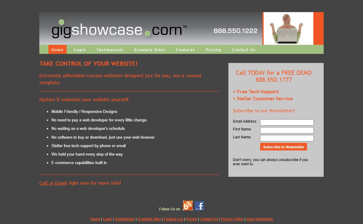 Custom Website You Can Update & Maintain Yourself