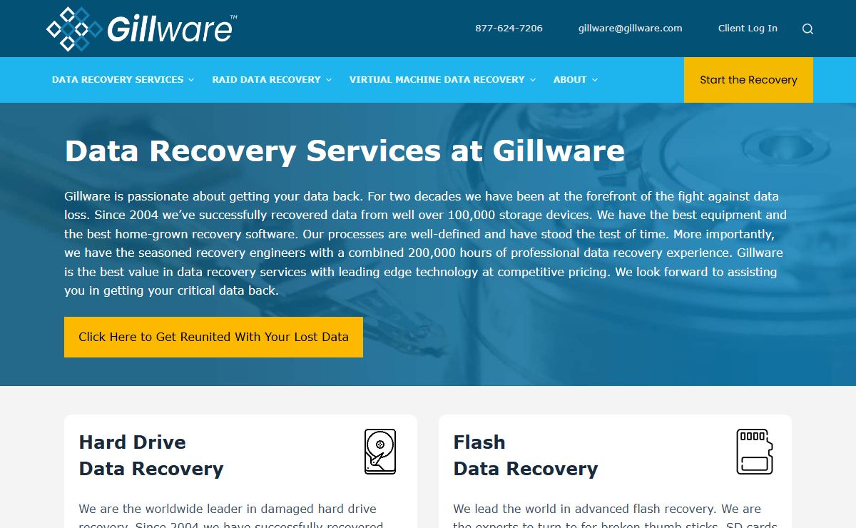 Data Recovery Services | Gillware