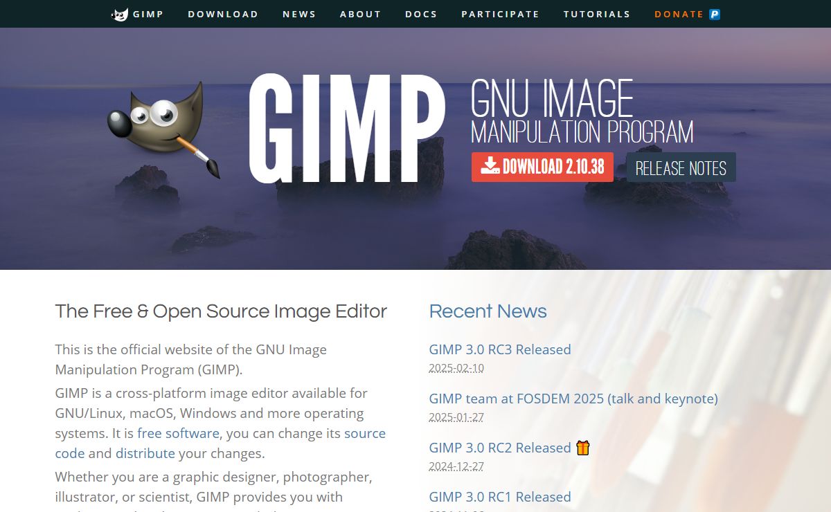 GIMP - GNU Image Manipulation Program