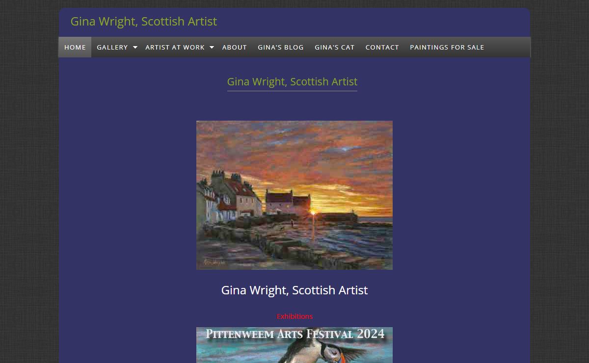 Gina Wright, Scottish Artist | Gina Wright, Scottish Artist