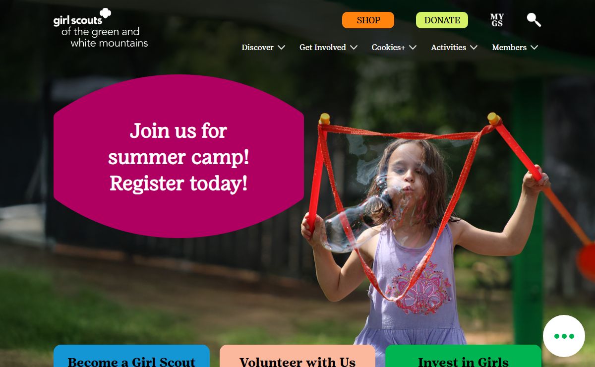 Girl Scouts of Green and White Mountains