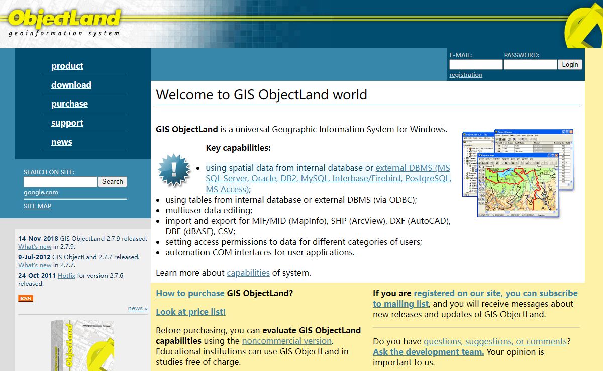 GIS ObjectLand