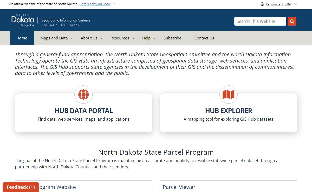 Home | ND GIS | North Dakota Geographic Information Systems