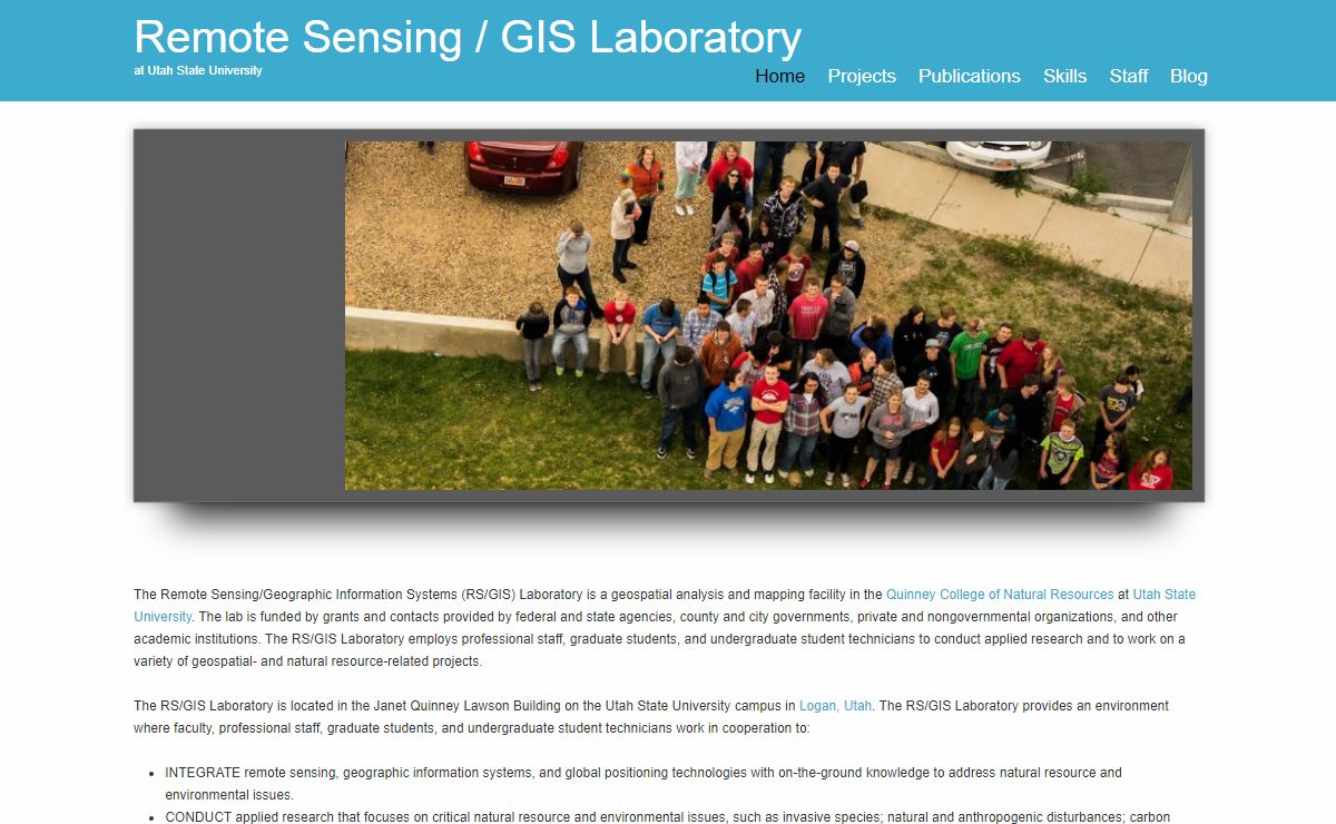 Remote Sensing / GIS Laboratory | at Utah State University
