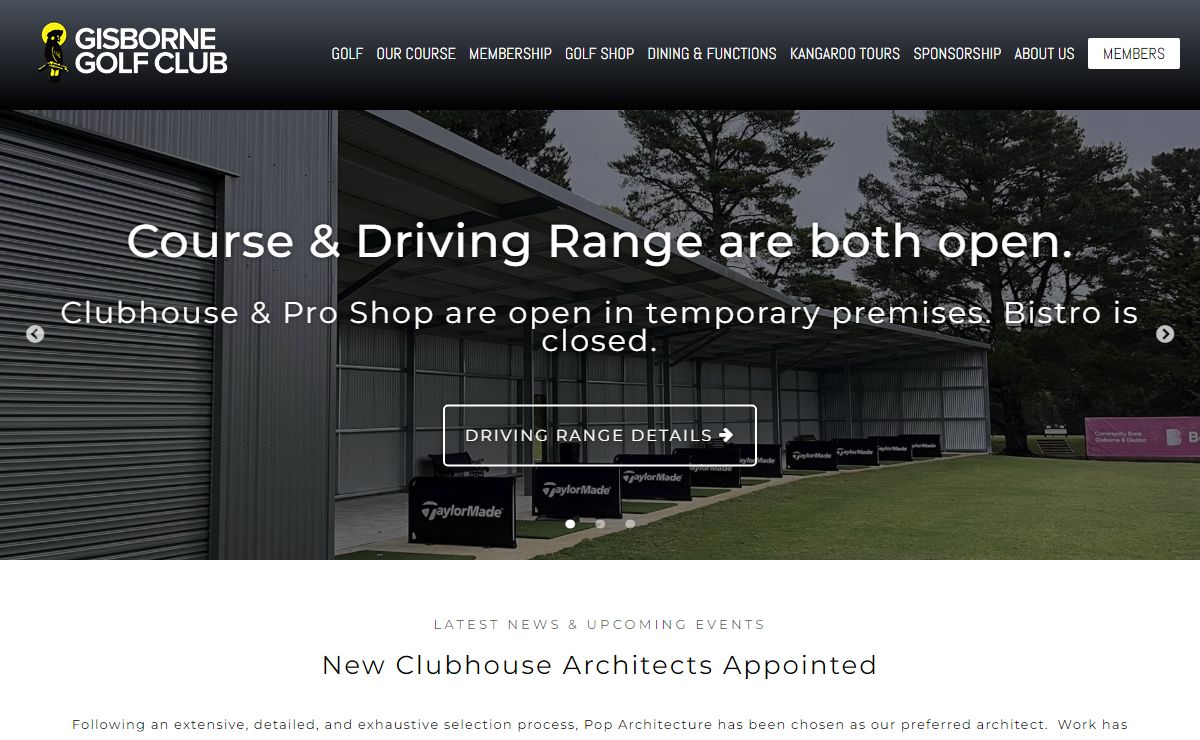 Gisborne Golf Club | Play Golf | Kangaroo Tours | Victoria Australia
