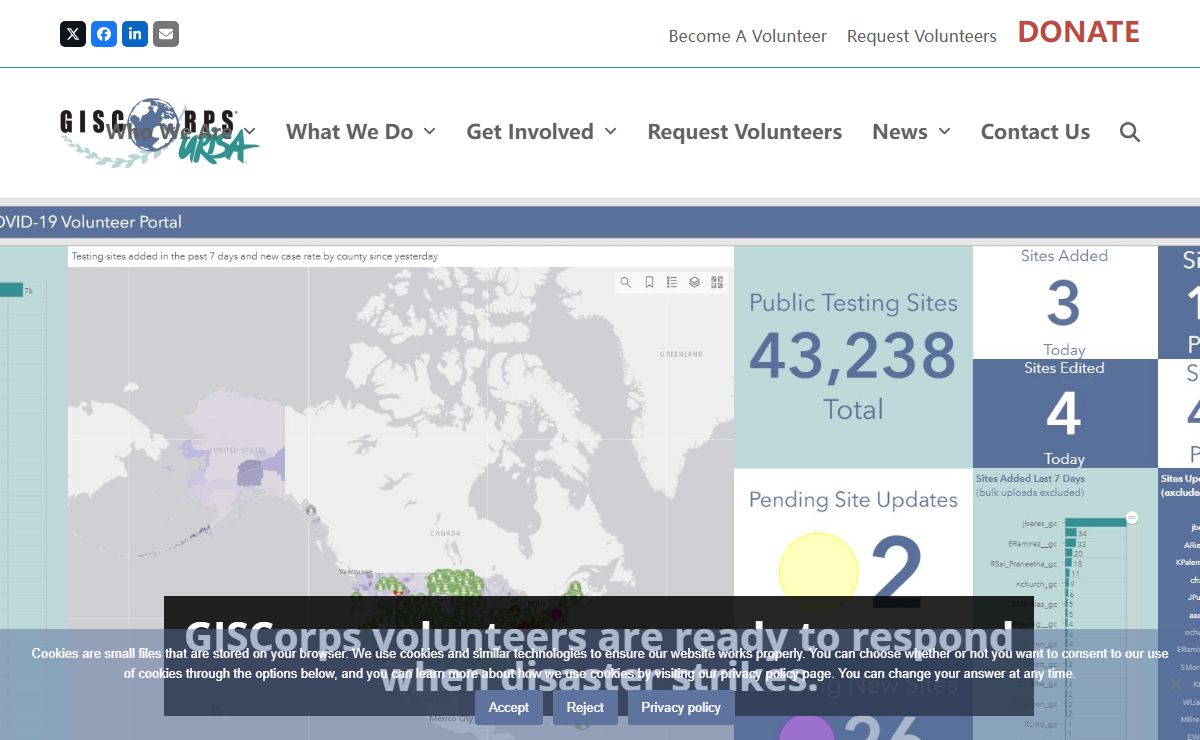 Home - GISCorps - GIS Professionals Volunteering for a Better World