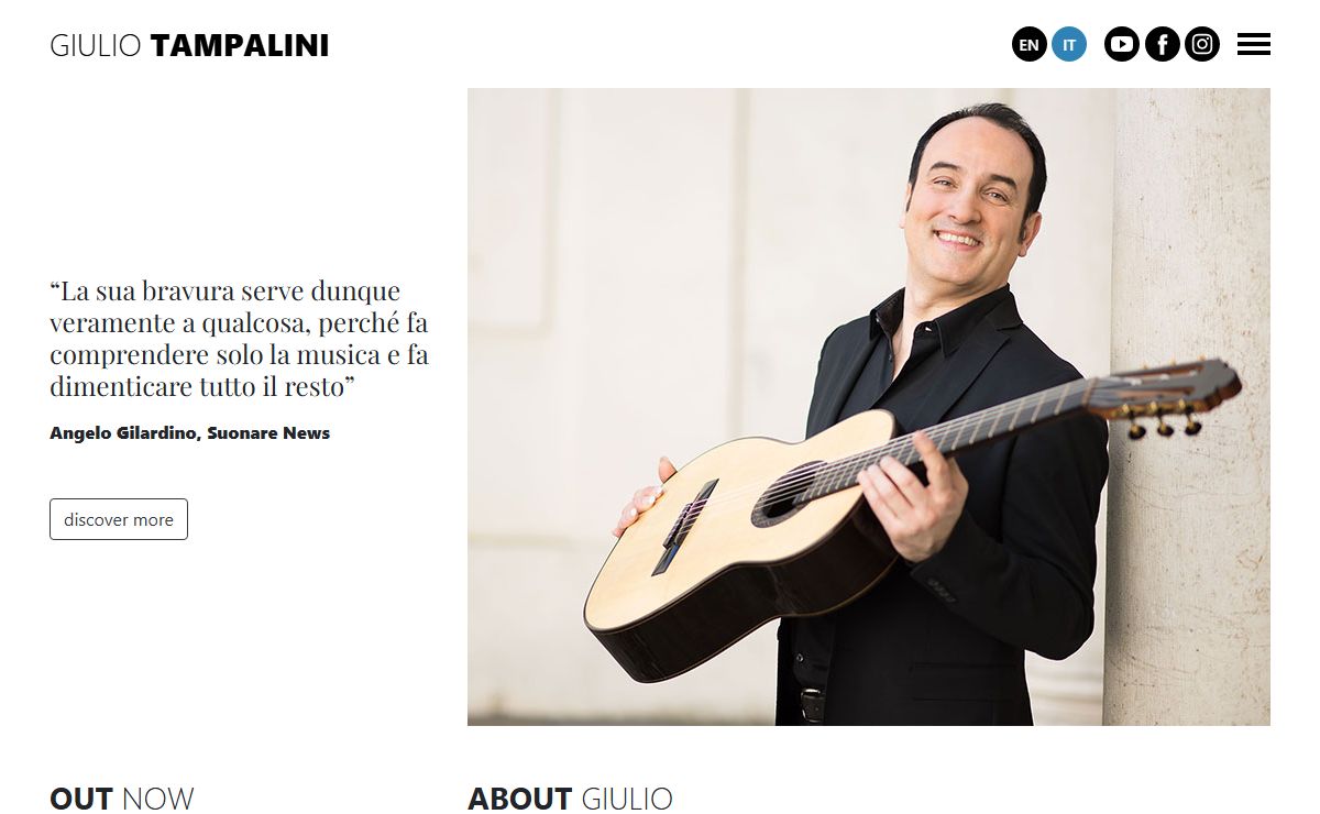 Giulio Tampalini – Italian Classical Guitarist