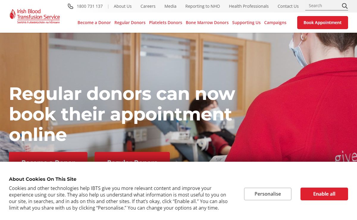 Home - Irish Blood Transfusion Service