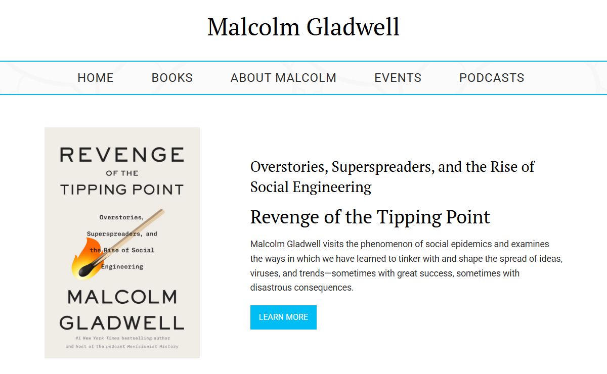 Malcolm Gladwell – Home | Malcolm Gladwell