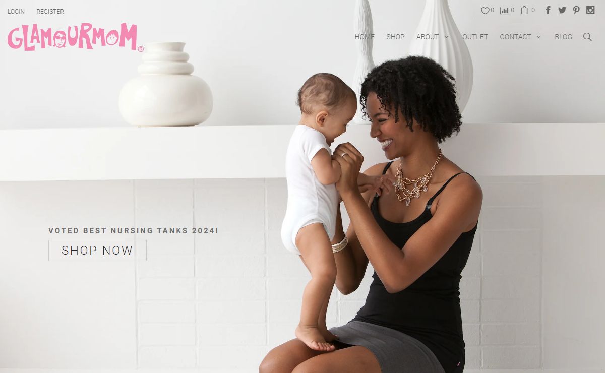 Glamourmom® Nursing Tank Tops {Official Site} – Glamourmom Nursing Bra Tanks and Apparel