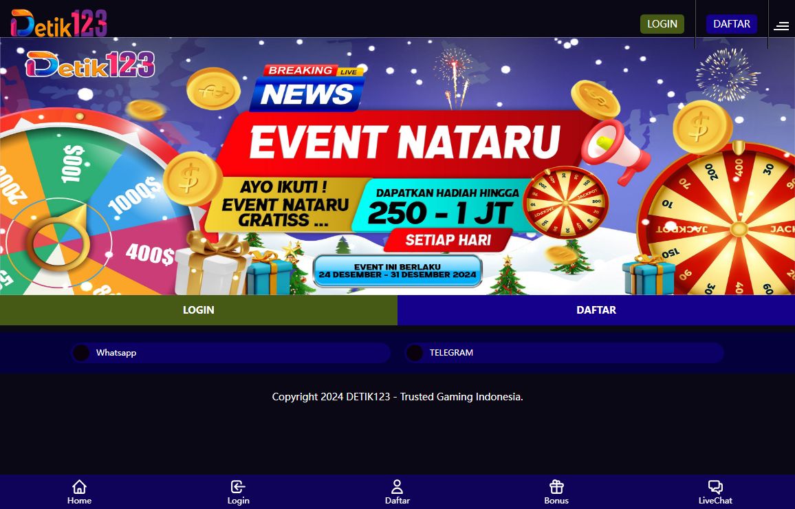 DETIK123 | TEMPAT VALID GAME BONANZA X1000 MELEDAK REJEKI AKHIR TAHUN