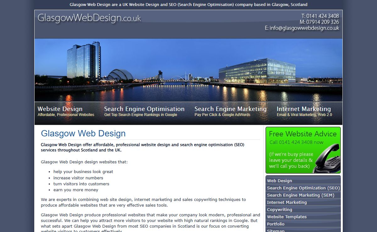 Web Design Glasgow | SEO Scotland | Internet Marketing UK