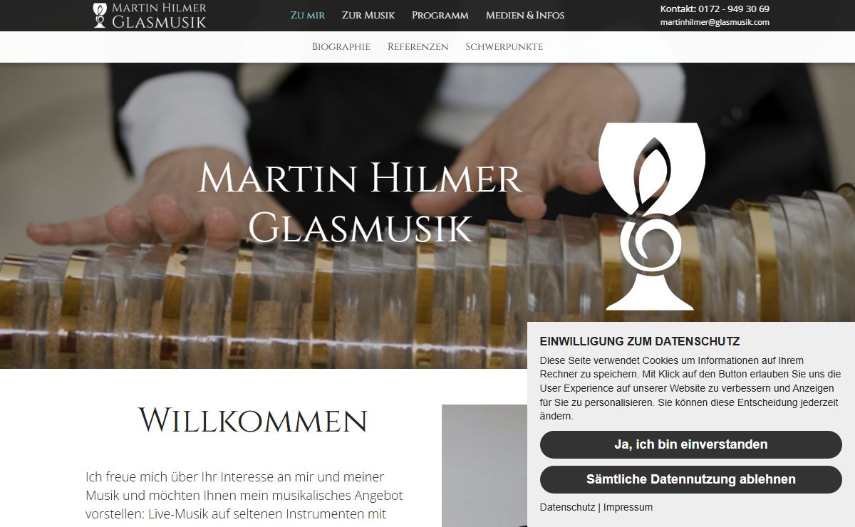 Martin Hilmer - Live-Musik auf seltenen Instrumenten