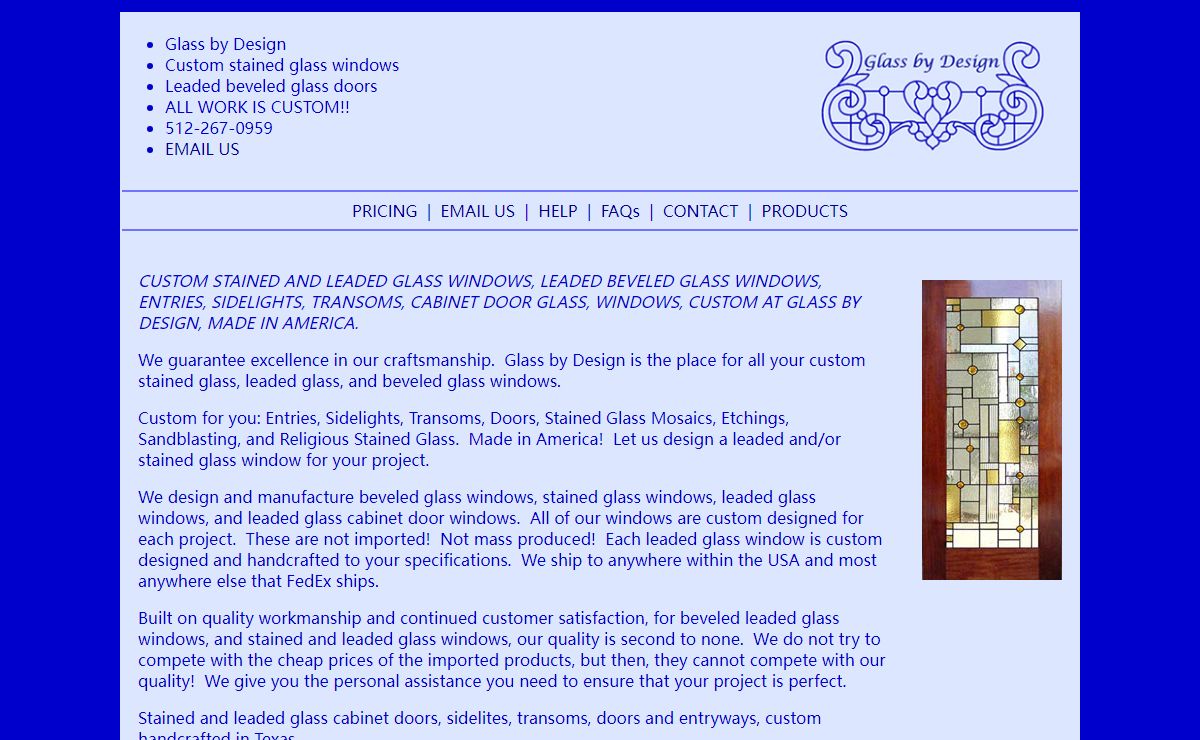 Custom Stained Glass Windows | Leaded Beveled Glass Panels Custom