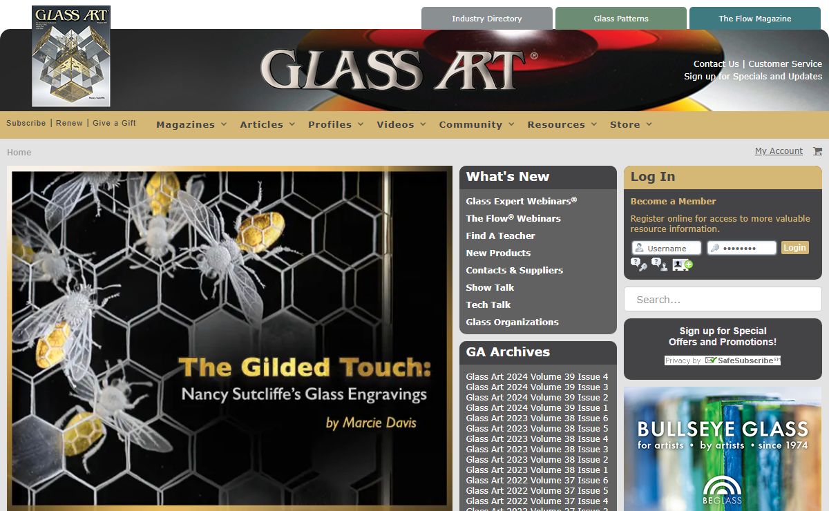 Glass Art Magazine - Home