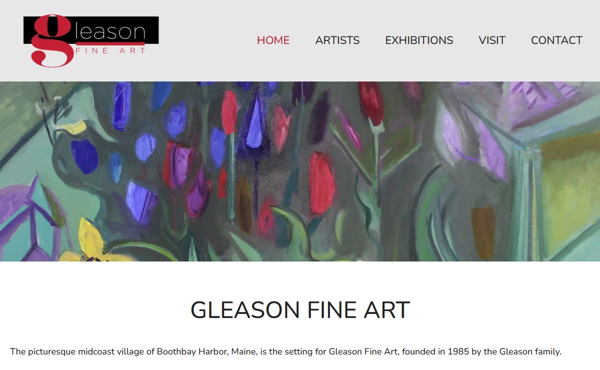 Gleason Fine Art Gallery - Boothbay Harbor, Maine