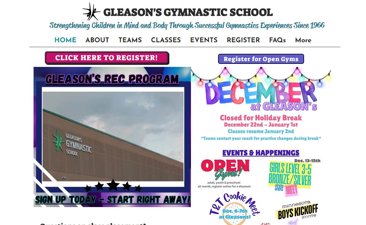 Gymnastics | United States | Gleason's Gymnastics