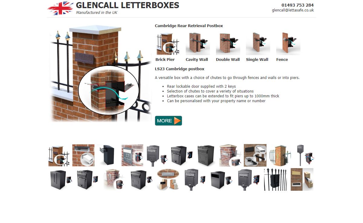 Letter boxes made in a uk foundry for mounting onto walls, building into walls and freestanding