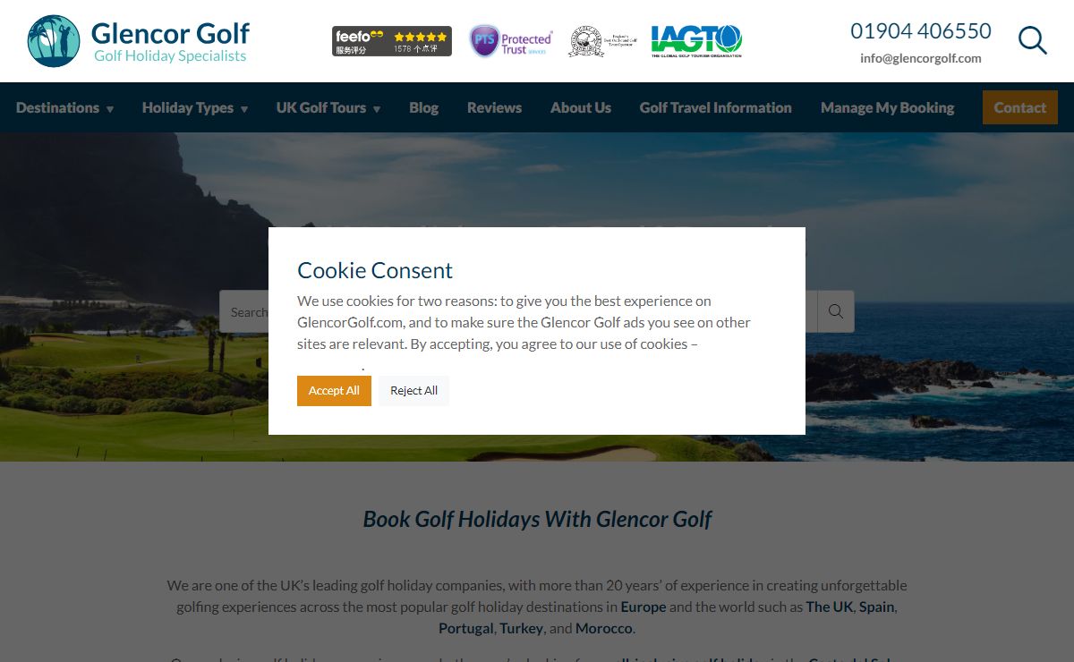 Golf Holidays & Golf Breaks 2024/25 | Golf Travel Experts | Glencor Golf