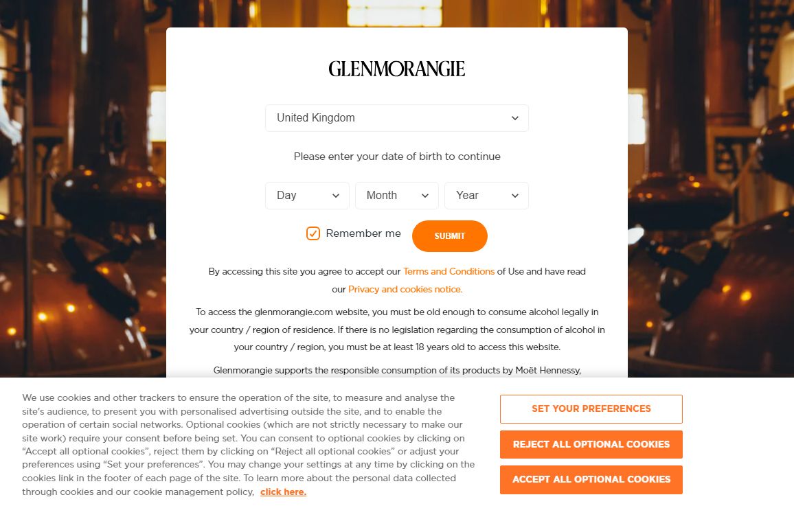 Glenmorangie Single Malt Scotch Whisky