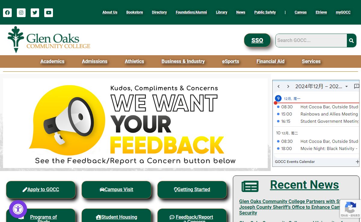 Home - Glen Oaks Community College
