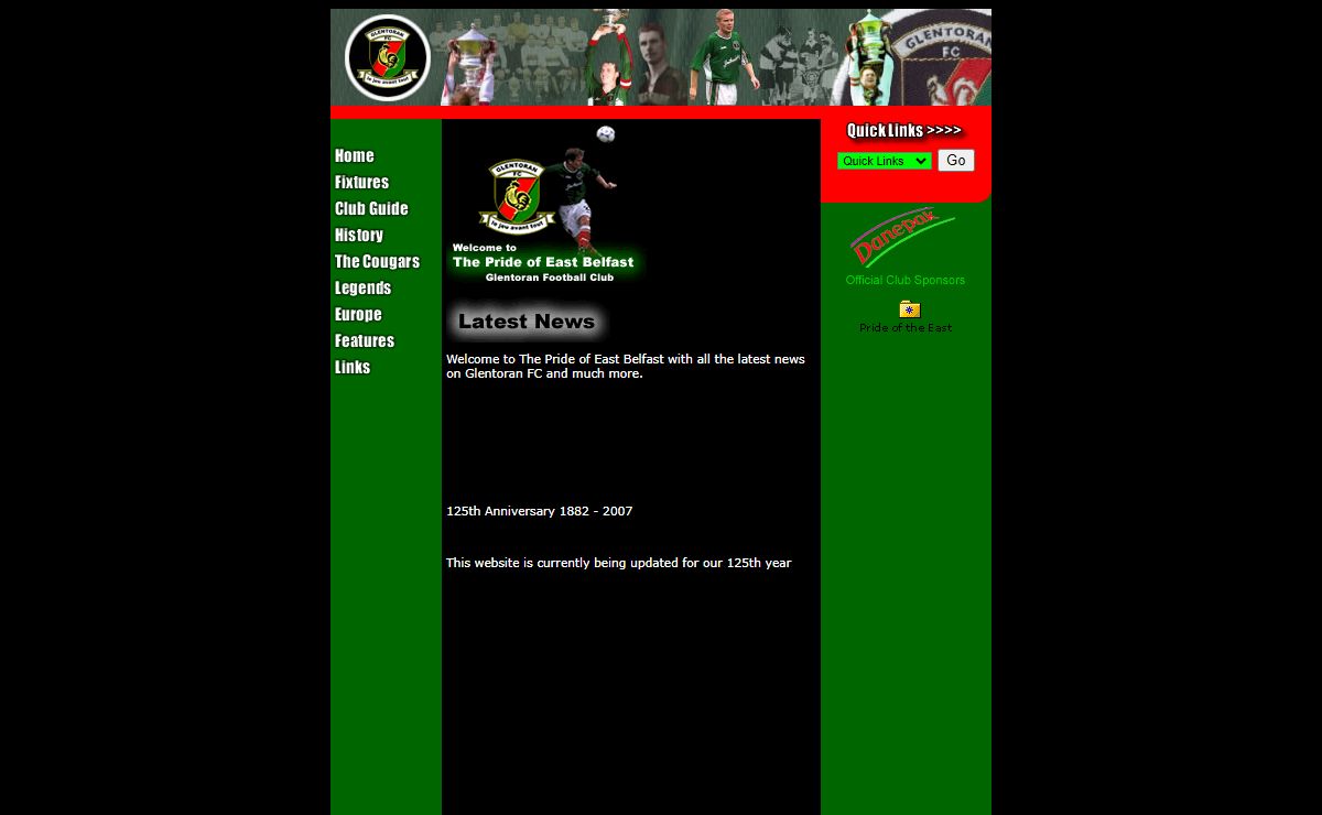 Glentoran Football Club - The Pride of East Belfast