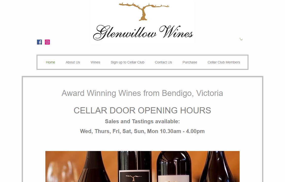 Award Winning Glenwillow Wines Bendigo, Victoria & Melbourne