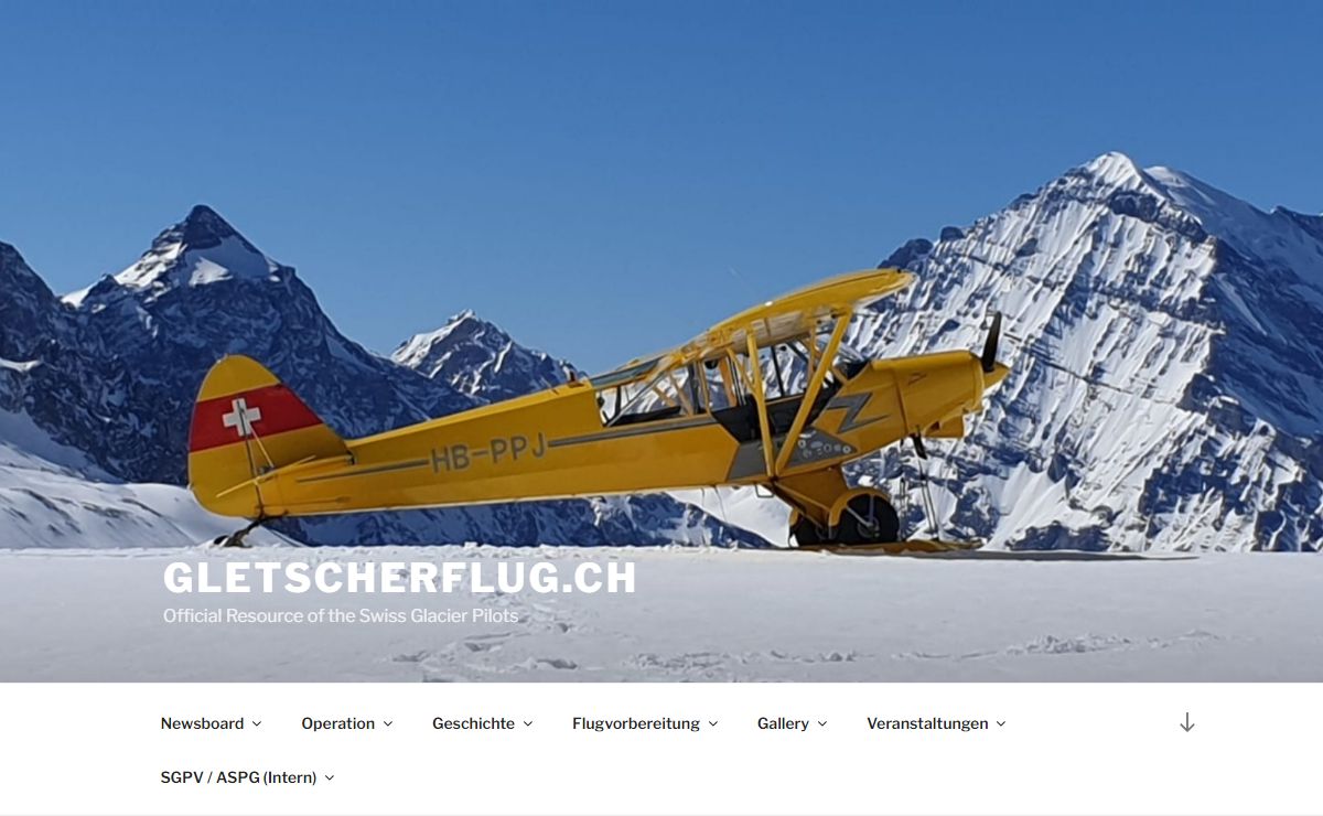 gletscherflug.ch – Official Resource of the Swiss Glacier Pilots
