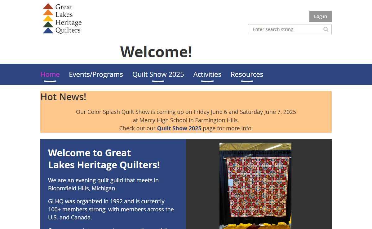 Great Lakes Heritage Quilters - Home