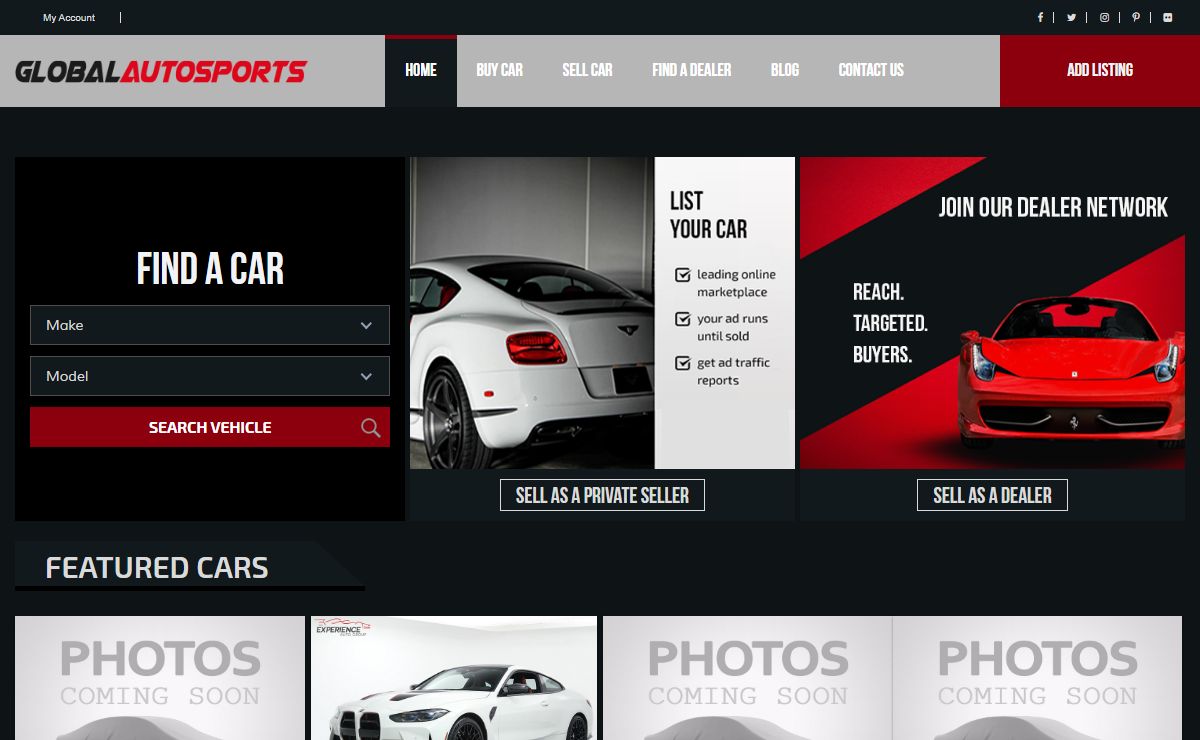 Global Autosports: Used Supercars For Sale