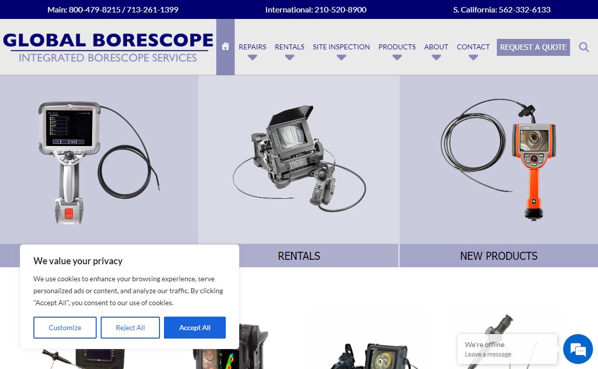 Global Borescope Integrated Borescope Services