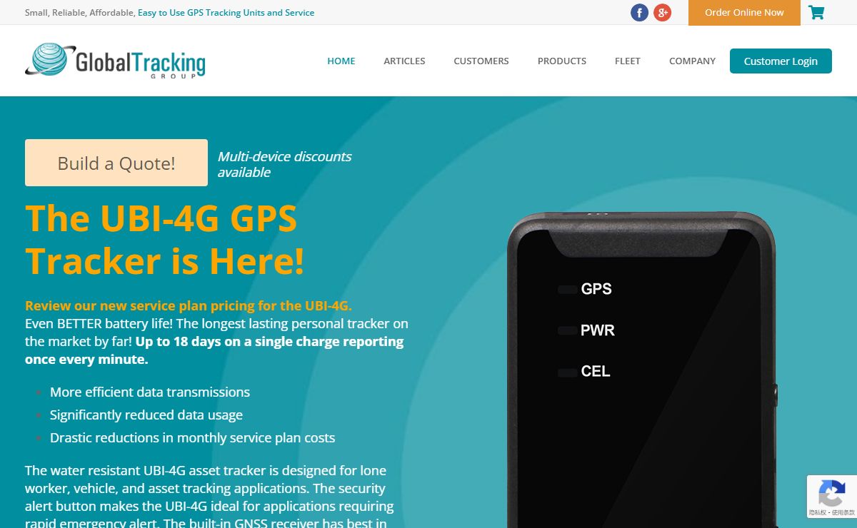 Personal Asset Tracker|GPS Locator|Global Tracking Group