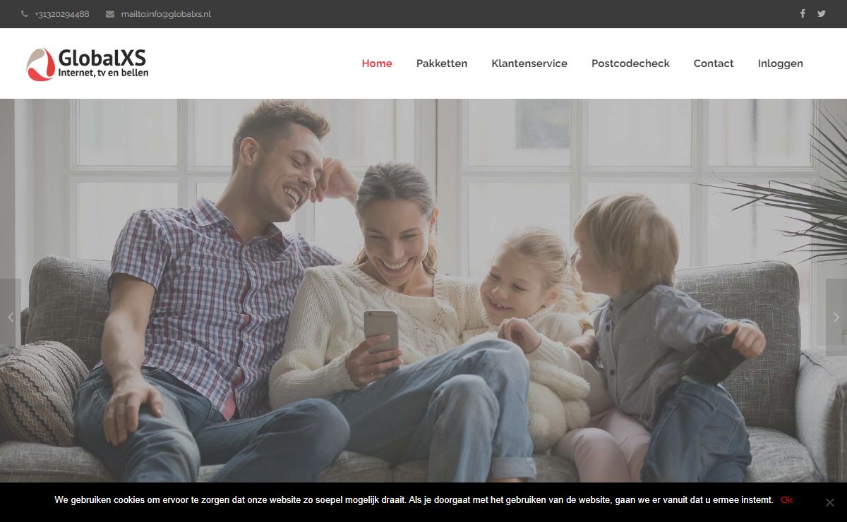 GlobalXS - Uw Glasvezelprovider voor zorgeloos Alles-in-1