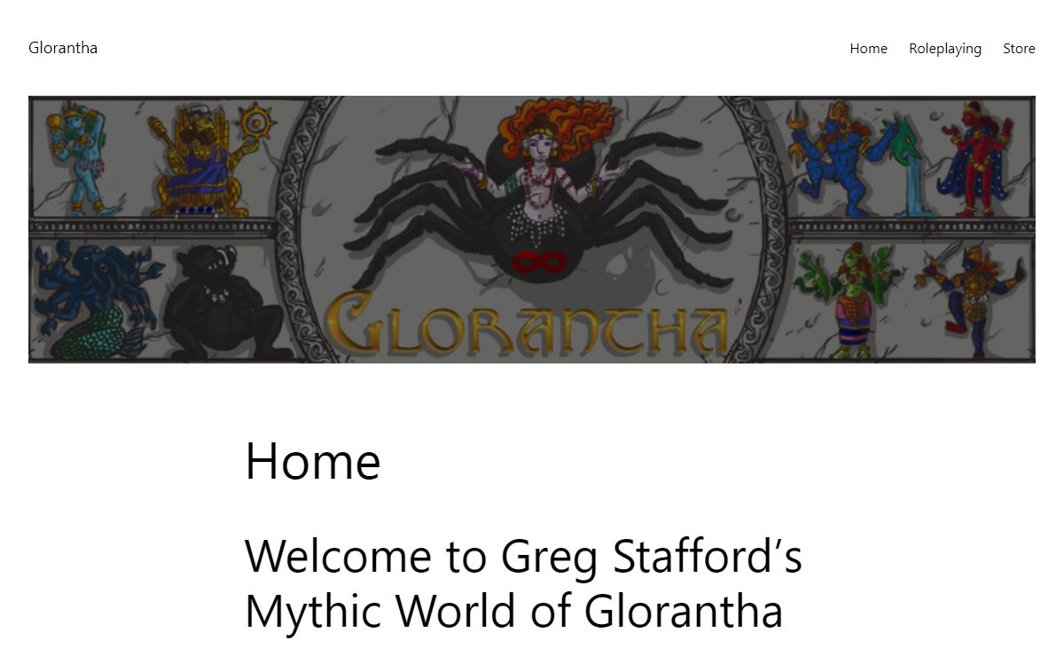 Glorantha – Roleplaying in Greg Stafford's mythic world