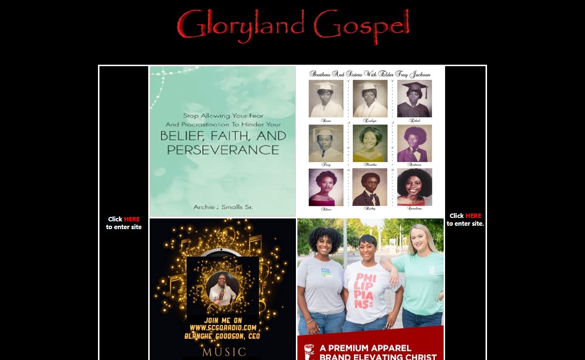 Gloryland Gospel "Taking Quartet Gospel To The Next Level"