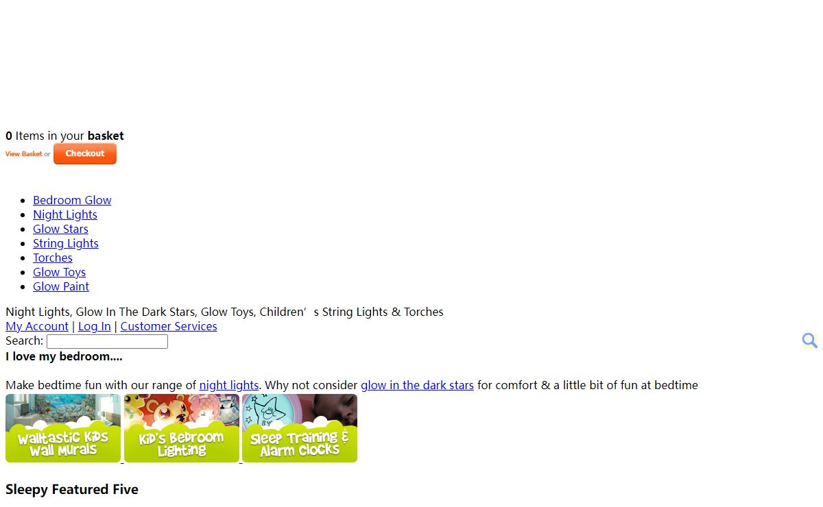 Night Lights, Glow In The Dark Stars, Glow Toys, Children’s String Lights & Torches