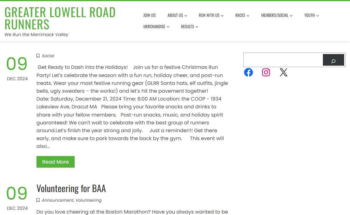 Greater Lowell Road Runners – We Run the Merrimack Valley