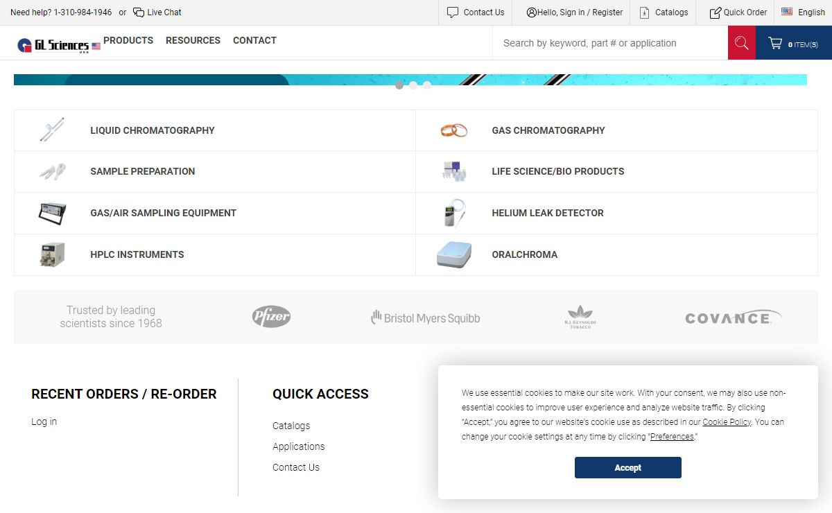 GL Sciences Official Store: Buy HPLC, GC, SPE Solutions (+More) | GL Sciences