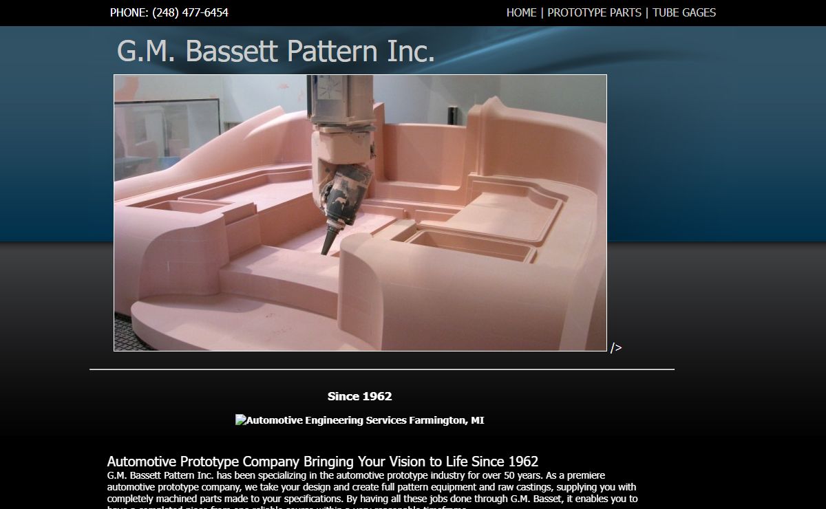 Automotive Prototype Company | G.M. Bassett Pattern Inc.