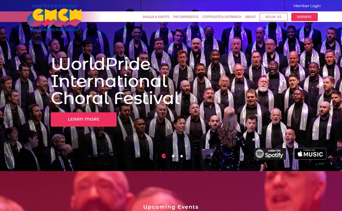 Gay Men's Chorus Of Washington, DC – Celebrating 44 Years of GMCW