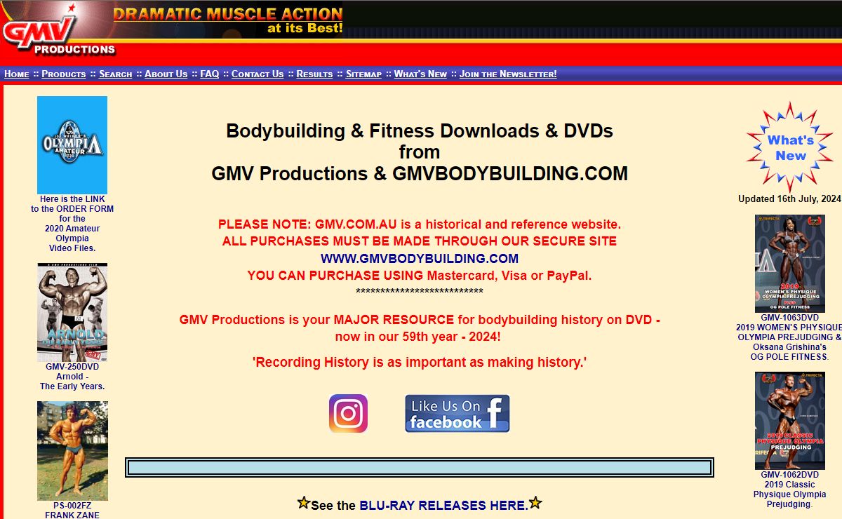 Home | GMV Bodybuilding DVDs – Male & Female Bodybuilding DVDs – GMV Productions