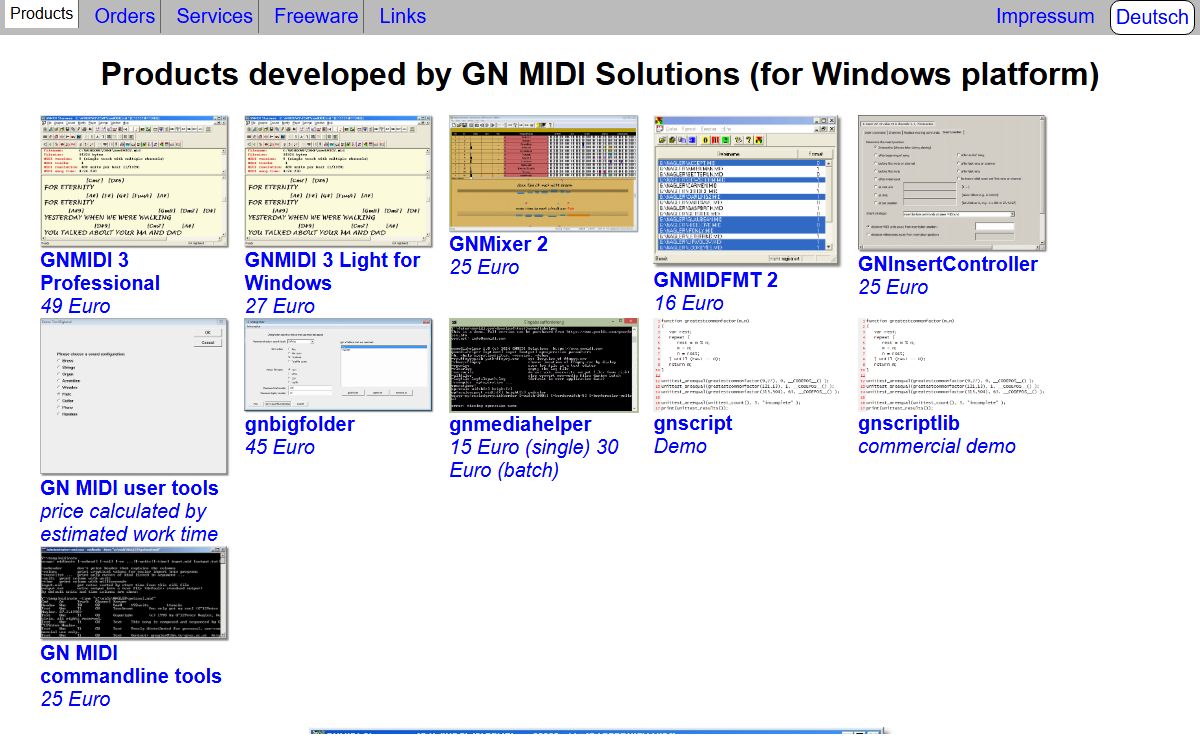 GNMIDI - MIDI tools for Windows