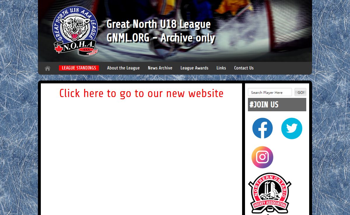 GNML.ORG - Great North U18 League