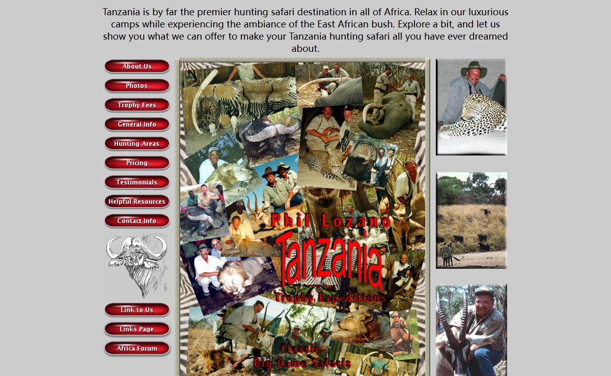 Phil Lozano Tanzania Trophy Expeditions - Dangerous Game Specialists