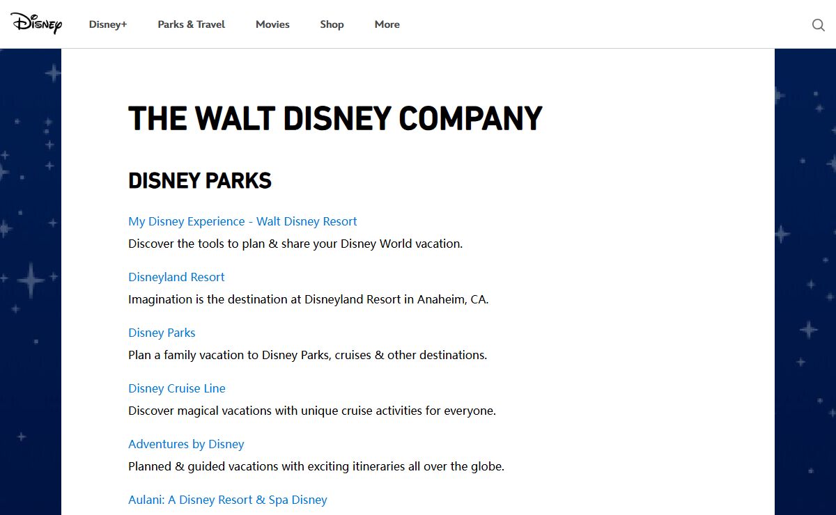 Go.com | The Walt Disney Company 