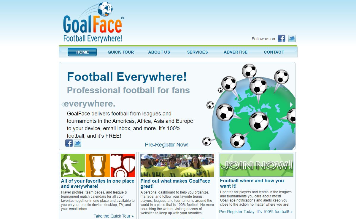 Welcome to GoalFace