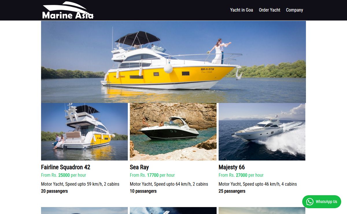 Yacht in Goa — Goa Yacht