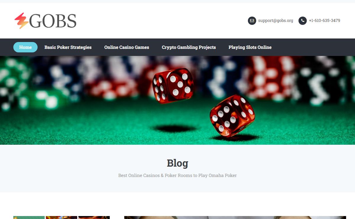 GOBS : Best Online Casinos & Poker Rooms to Play Omaha Poker 2025